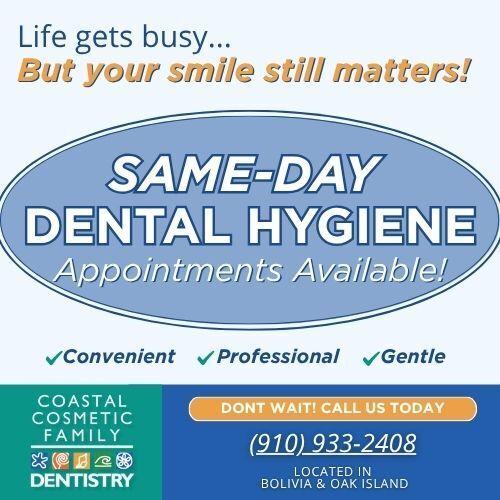 Same-Day Dental Hygiene Appointments Available!